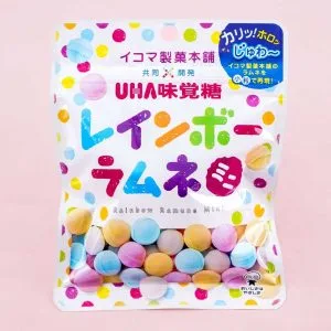 UHA Mikakuto Rainbow Ramune Candy – Peach