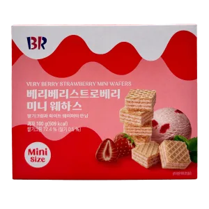 Baskin Robbins Very Berry Strawberry Mini Wafers