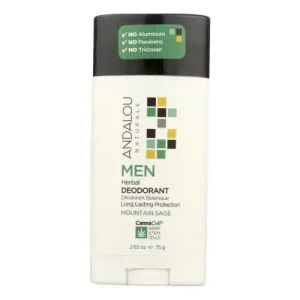 Andalou Naturals – Deodorant Men’s Herbal, 2.65 oz