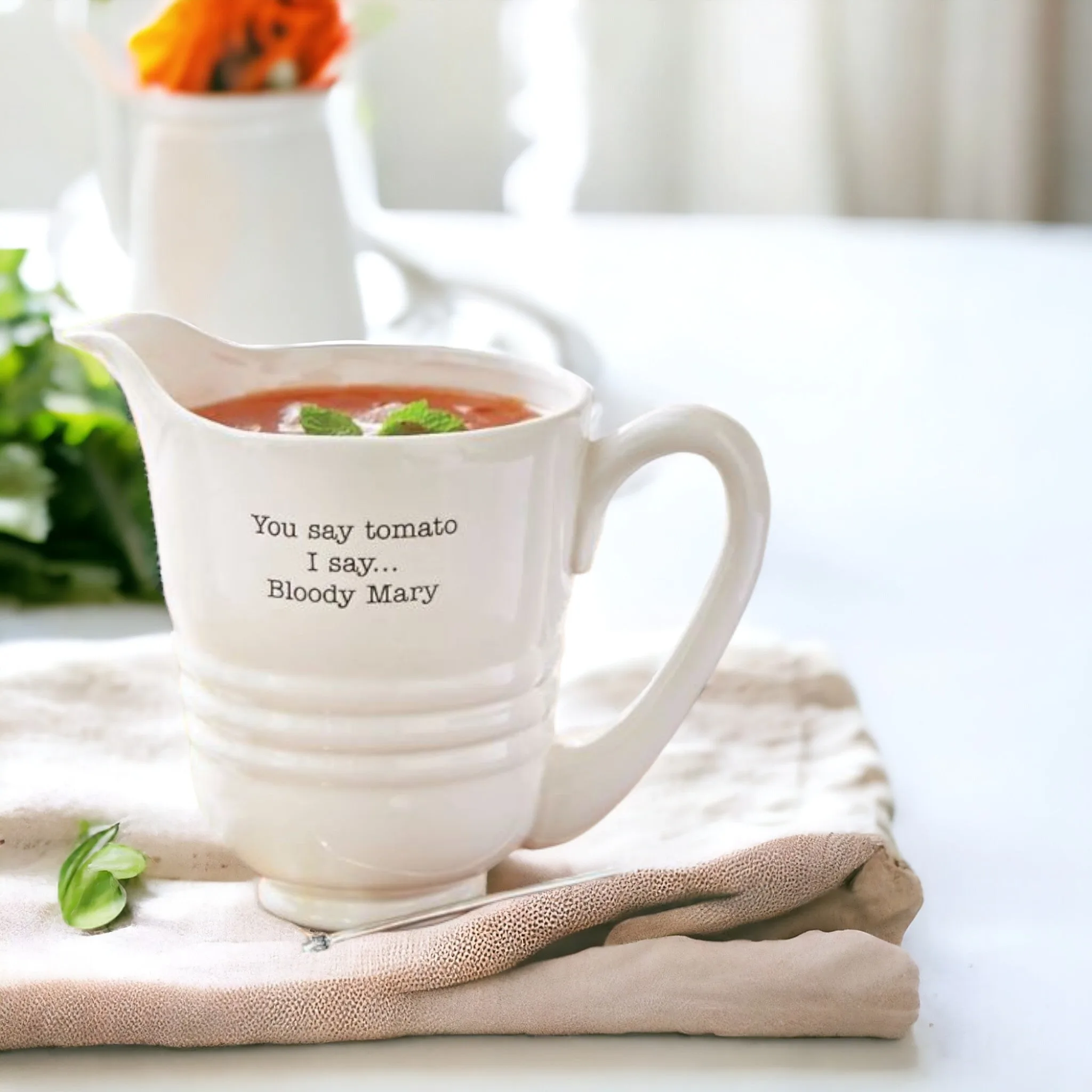 Mud Pie Bloody Mary Pitcher Set