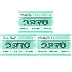 Toho Utamaro Stain Removal Laundry Soap 133g x 3 bar Made in JAPAN – Tokyo Sakura Mall