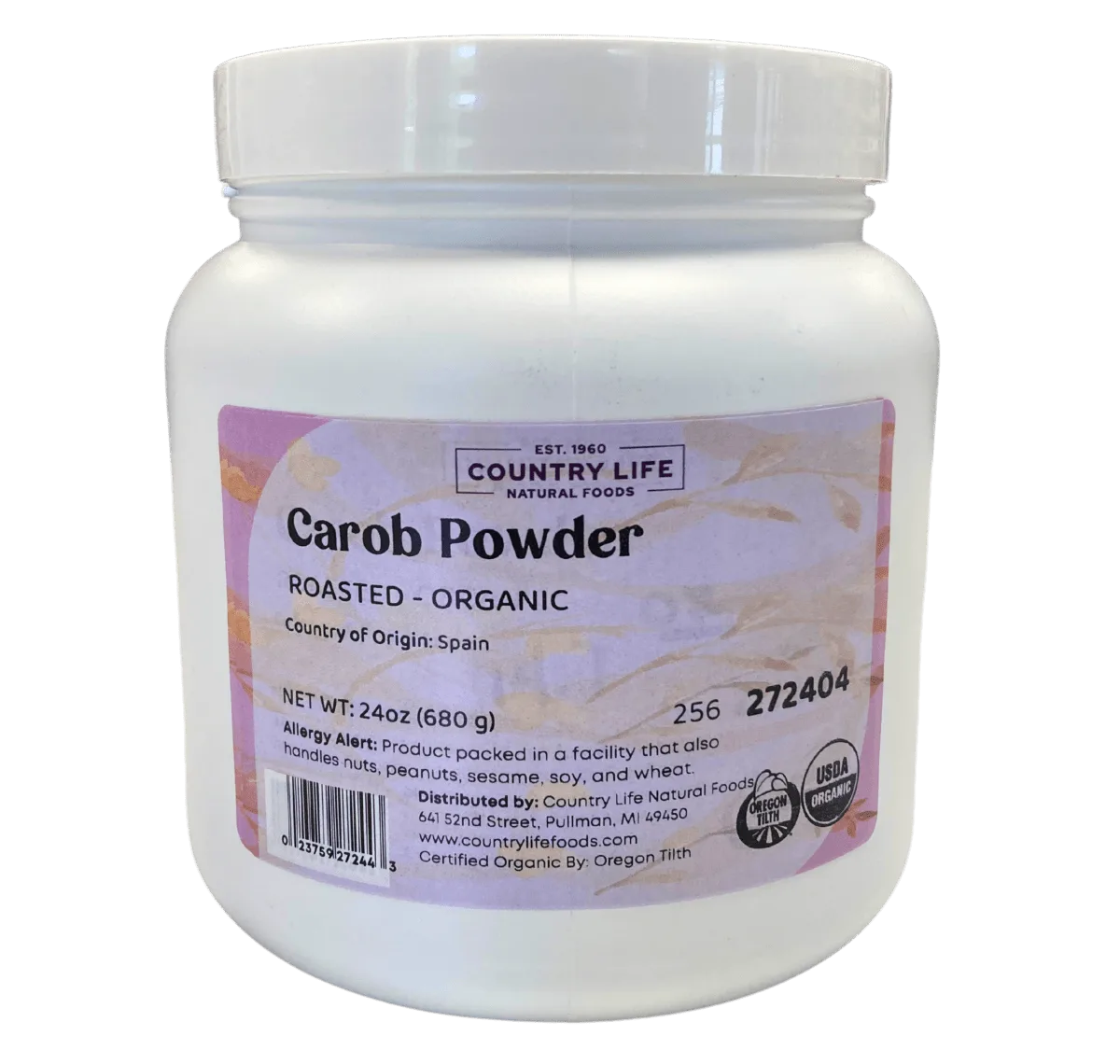 Carob Powder, Roasted, Organic