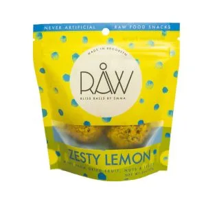 Zesty Lemon RAW Bliss Balls – 20 x 1 bag (2oz)