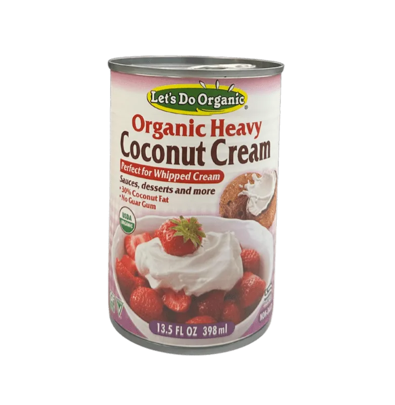 Coconut Cream, Organic, Heavy 30% Fat