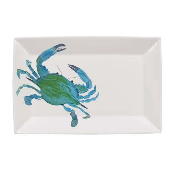 Crab Rectangle Platter | B McVan Designs