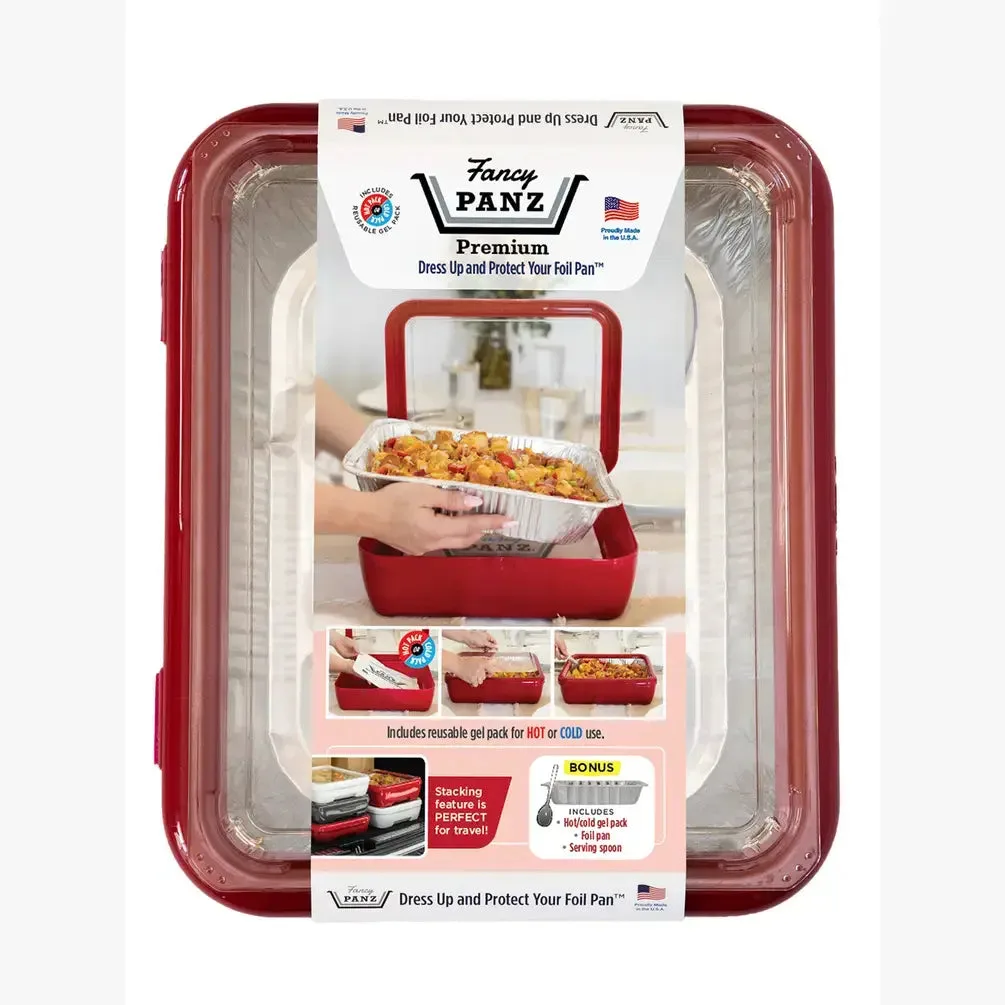 Fancy Panz – Premium Set – Pan Frame w/ Lid & Hot or Cold Gel Pack – R