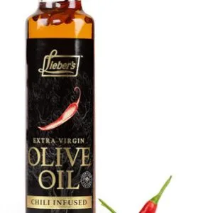 Lieber’s Chili Infused Extra Virgin Olive Oil, 8.45 Fl oz.