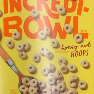 INCREDI-BOWL CEREAL HONEY NUT HOOPS 8 OZ – Pack of 8