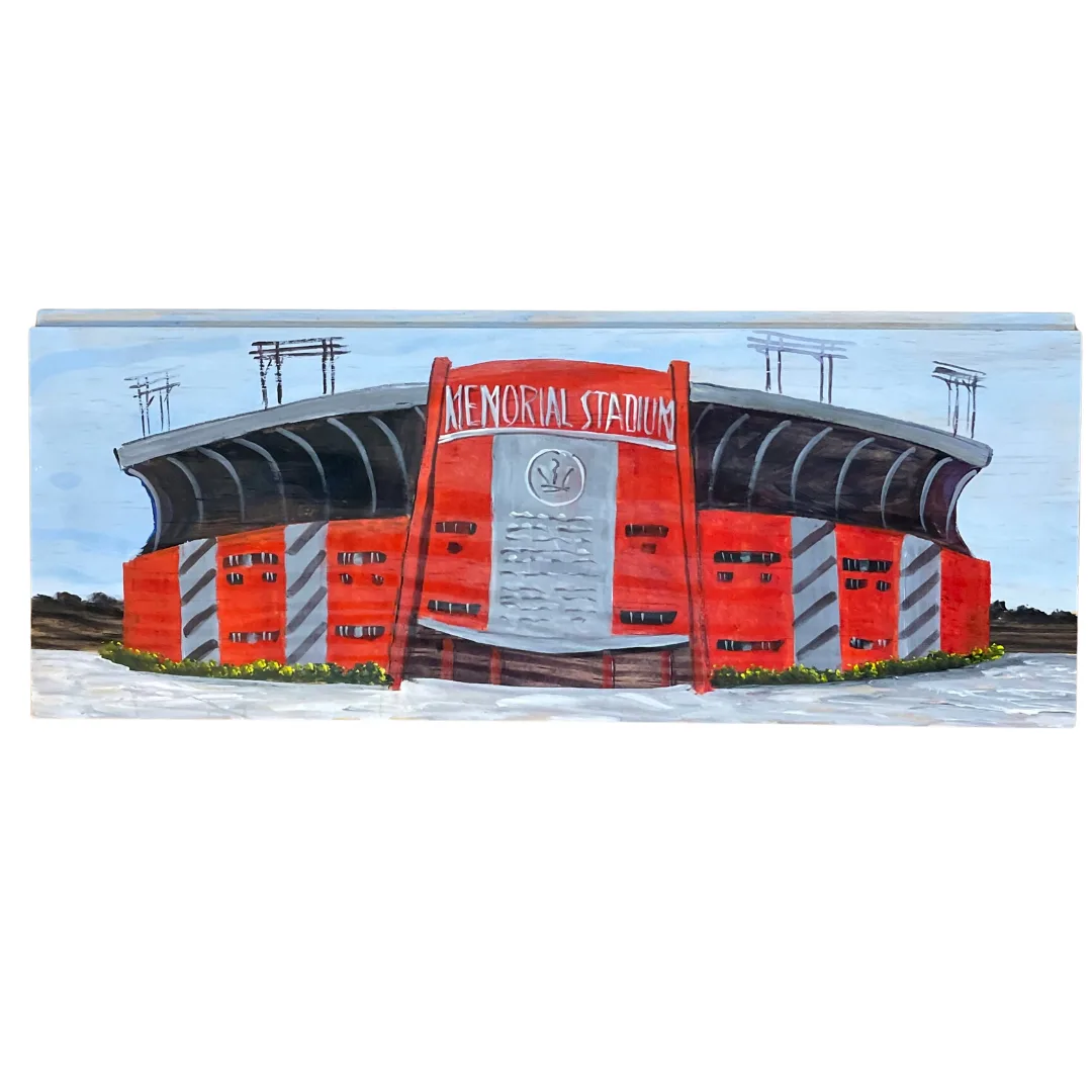 Linda Amtmann Wooden Planks- Memorial Stadium