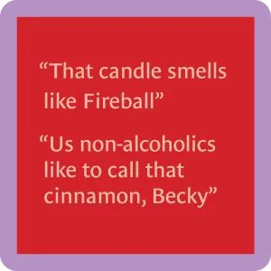 Drinks on Me coasters – Fireball coaster
