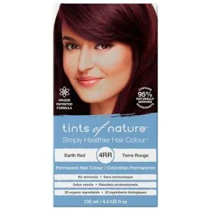 Tints of Nature – 4RR Earth Red Permanent Hair Dye, 4.4 fl oz | Pack o