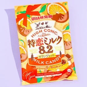 UHA Tokuno Milk 8.2 High Concentrated Candy – Chocolate Orange