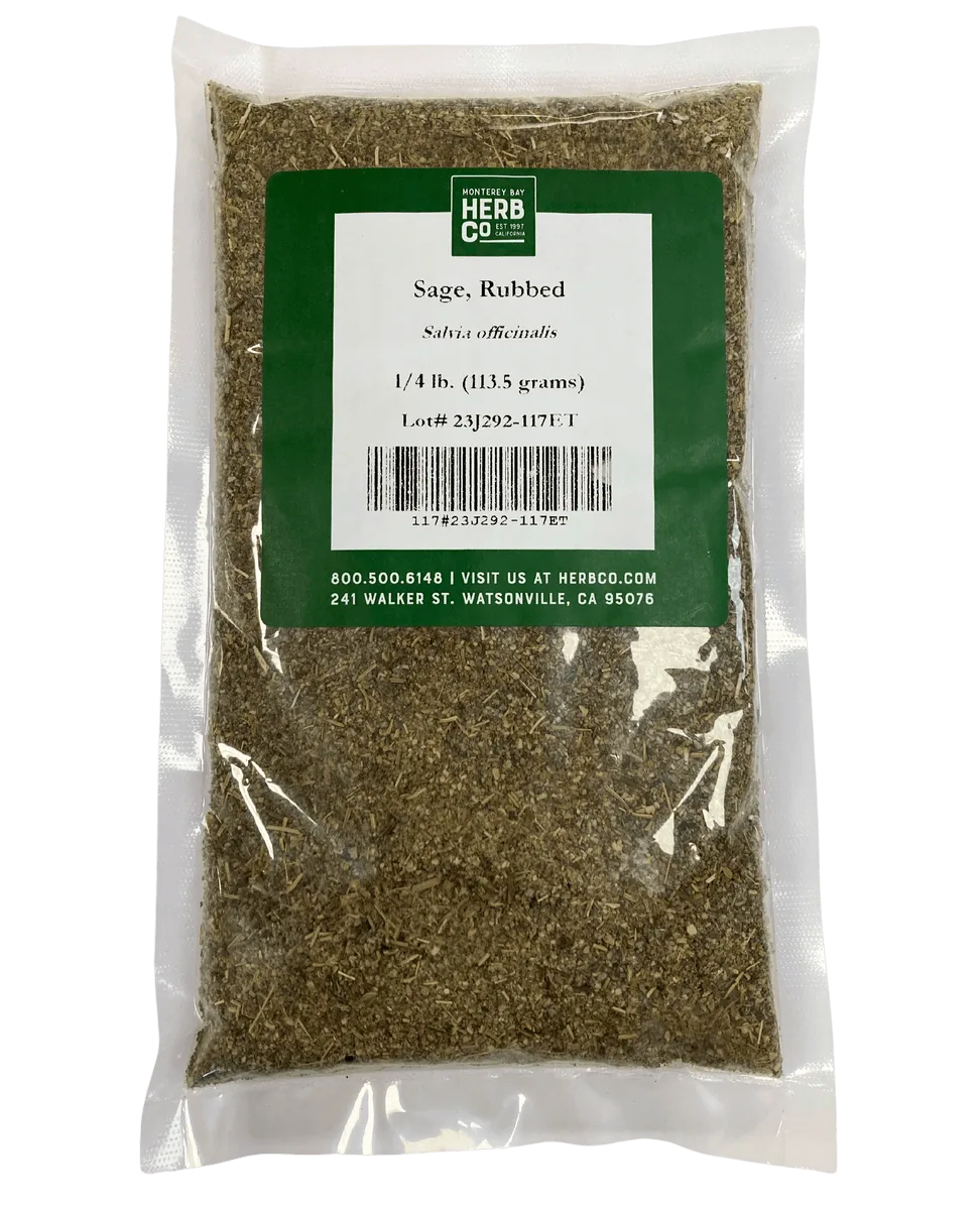 Sage, Rubbed