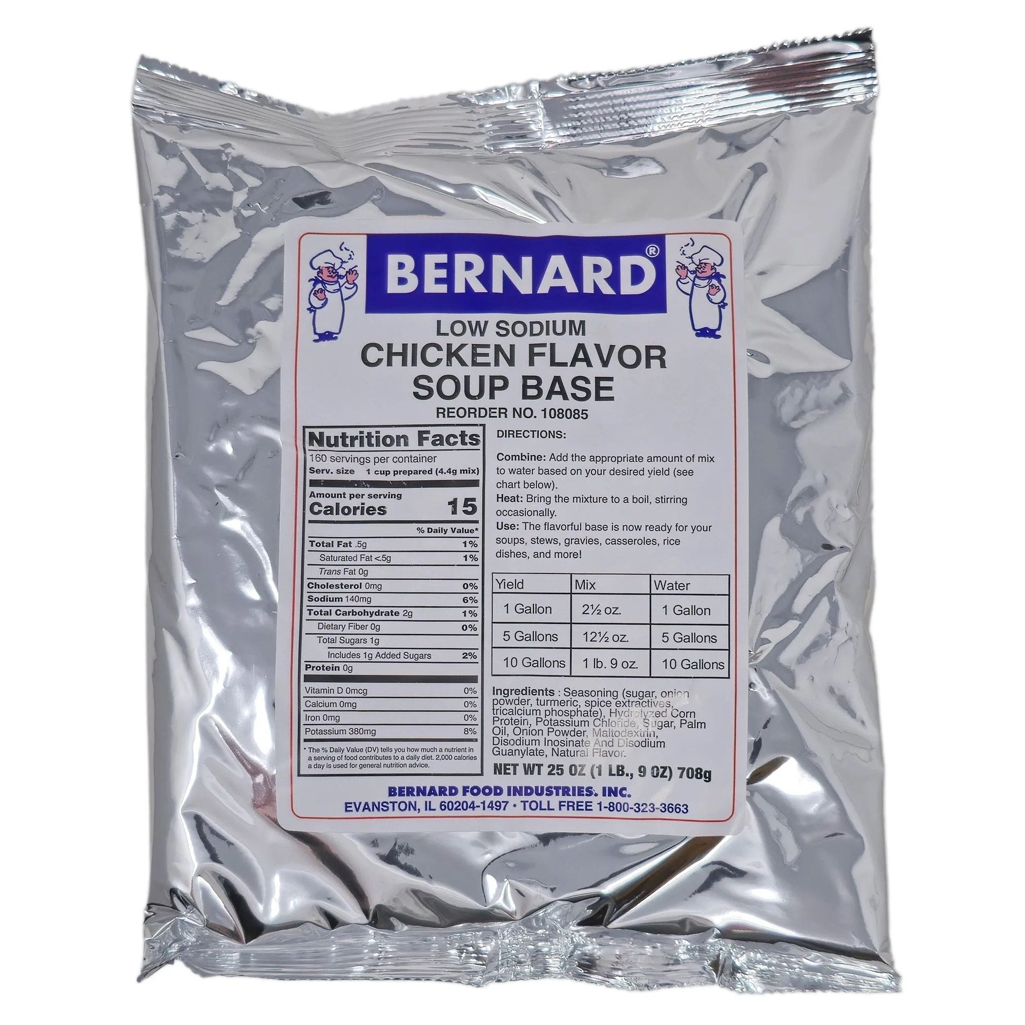 Bernard Low Sodium Chicken Flavor Base