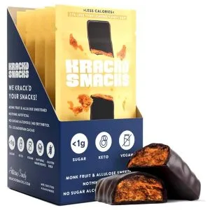 Delicious Krack’d Snacks Candy Bars | Peanut Butter & Aloha