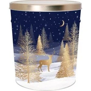 6.5 Gal Gilded Forest Popcorn Tin