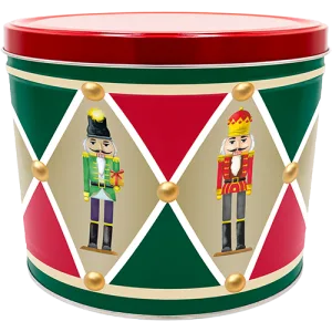 2 Gal Nutcracker Popcorn Tin