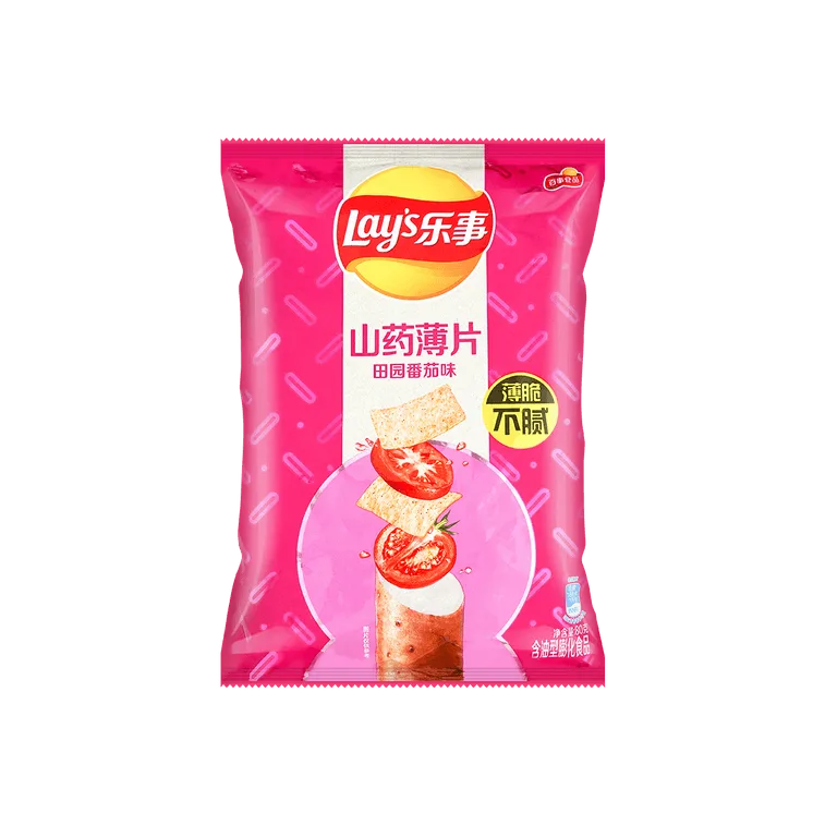 Lay’s Yam Crips Tomato Flavor