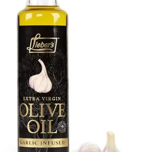 Lieber’s Garlic Infused Extra Virgin Olive Oil, 8.45 Fl oz.