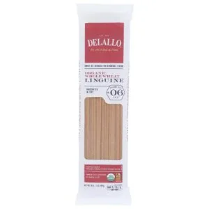 Delallo – Pasta Whole Wheat Linguine, 16oz