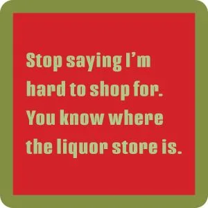 Drinks on Me coasters – Hard to Shop