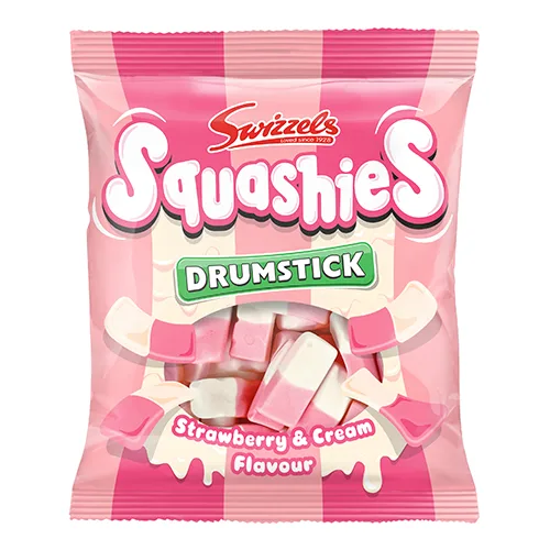 Swizzels Squashies Drumstick – Strawberry & Cream