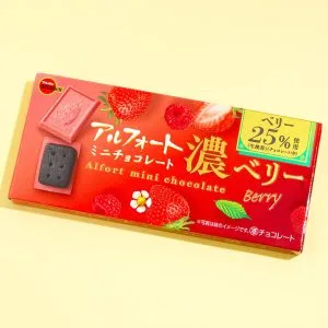 Bourbon Alfort Mini Chocolate Biscuits – Dark Berry
