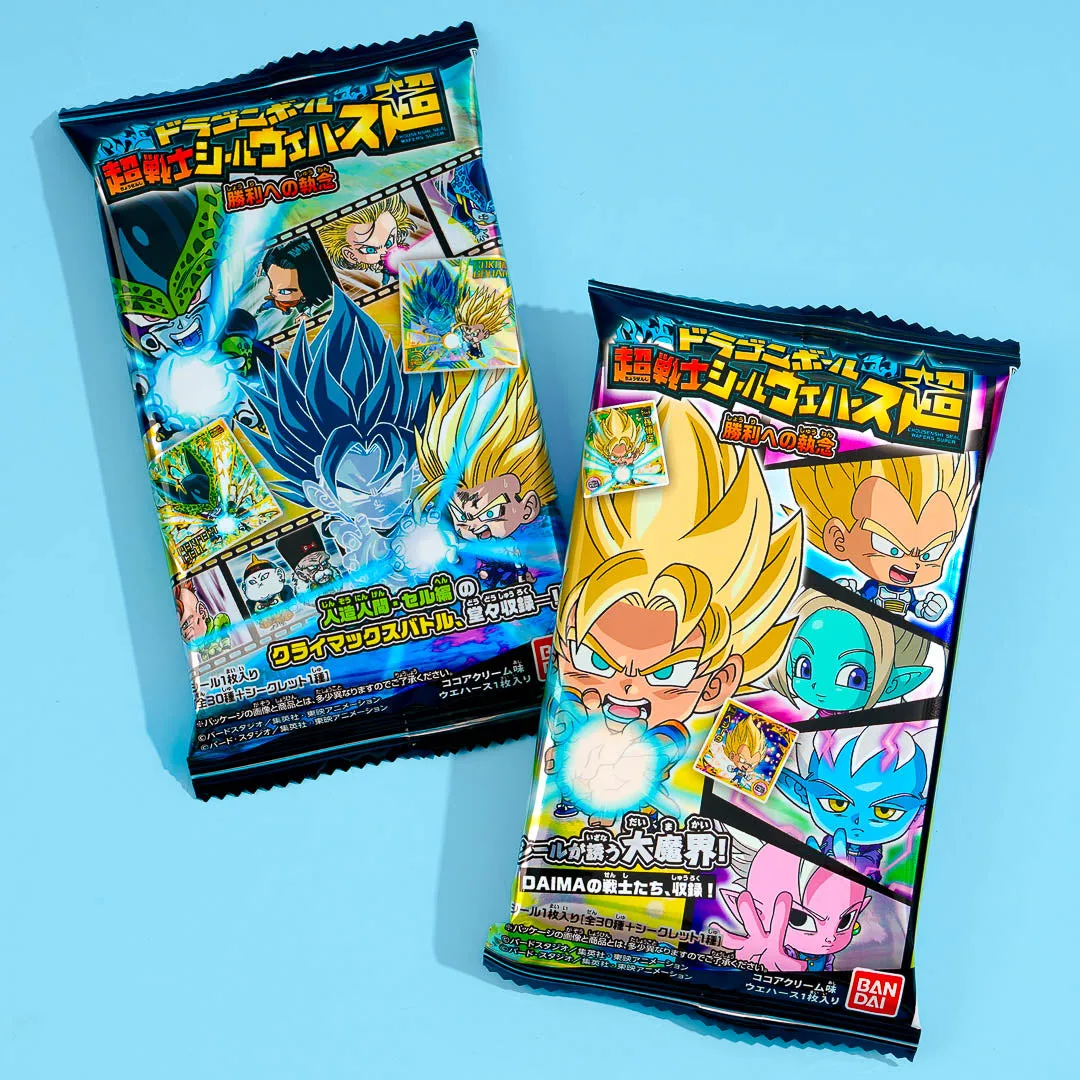Dragon Ball Super Warrior Seal Wafer With Sticker