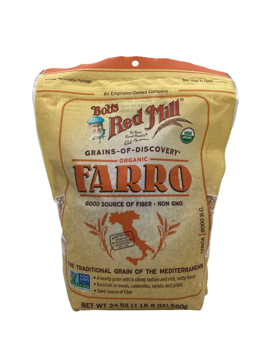 Farro Grain, Organic, Bob’s Red Mill