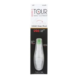 RADIUS Tour Travel Toothbrush Soft – 1pc