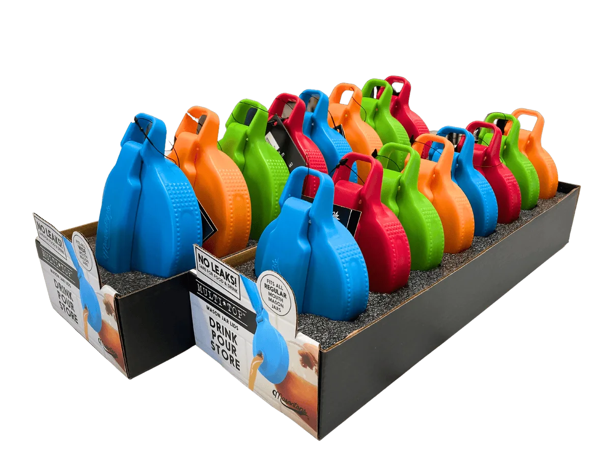Mason Jar Multi Tops, Multiple Colors, 1 Each