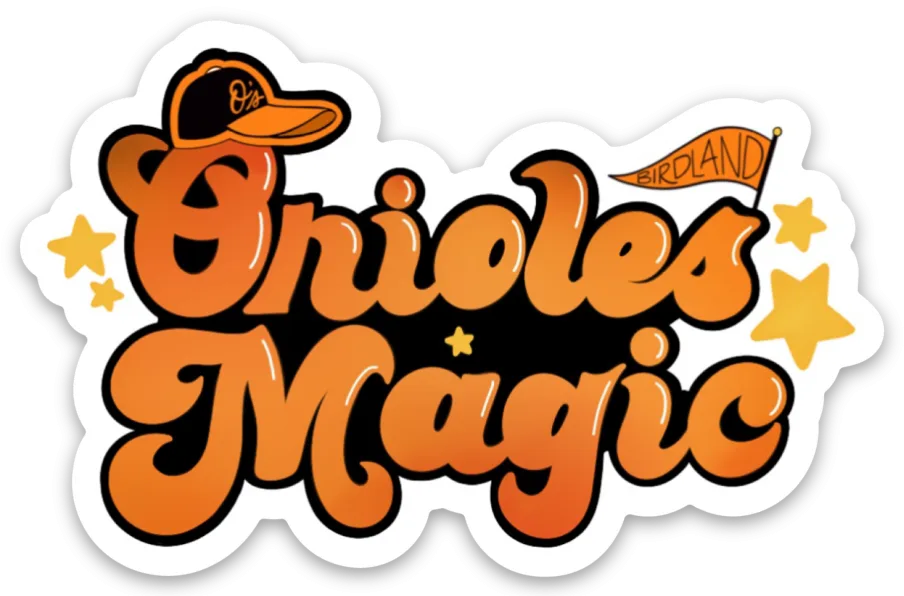 Maggie Moore Studio – Orioles Magic Sticker