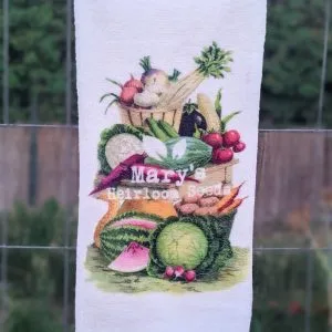 Mary’s Heirloom Seeds Towel