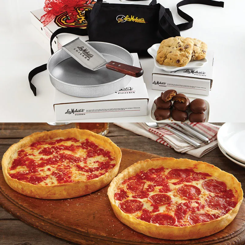 Lou Malnati’s Gift Box Tower & 2 Pizzas