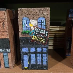 Linda Amtmann Hand Painted Brick- Mama’s On The Half Shell