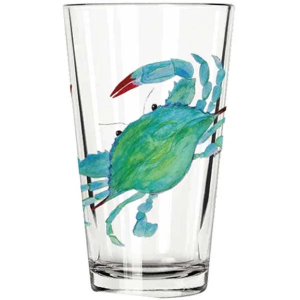 Pub Glass – Clawdia Crab | B McVan Designs
