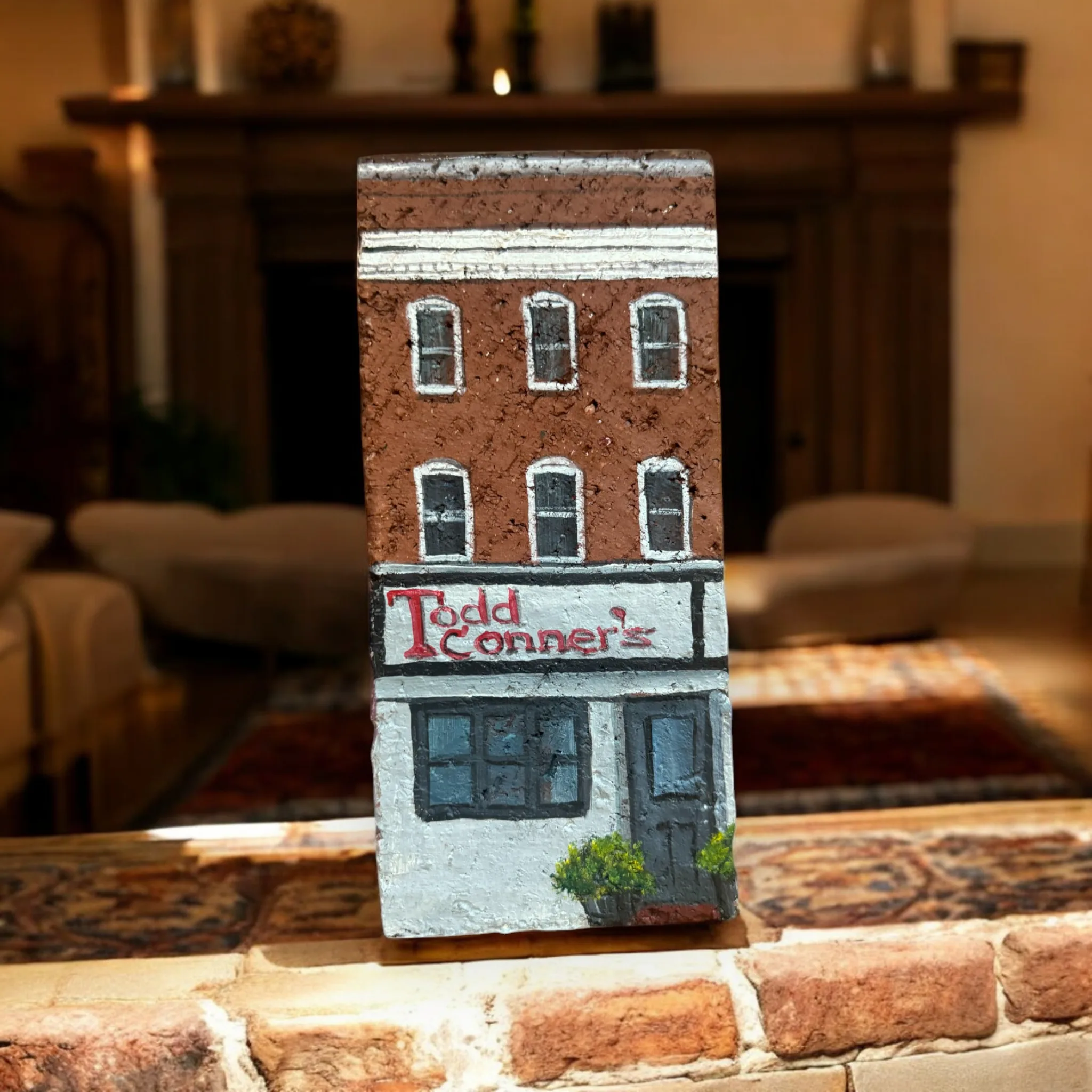 Linda Amtmann Hand Painted Brick – Todd Conner’s