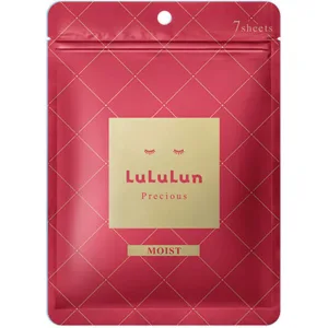 LuLuLun Precious Red Moisturizing Face Mask 7 Sheets – Made in JAPAN – Tokyo Sakura Mall