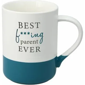 “Best Parent” 18 oz Stoneware Mug – A Heartwarming Gift