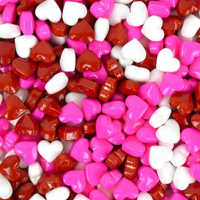 Happy Hearts Red, White & Pink