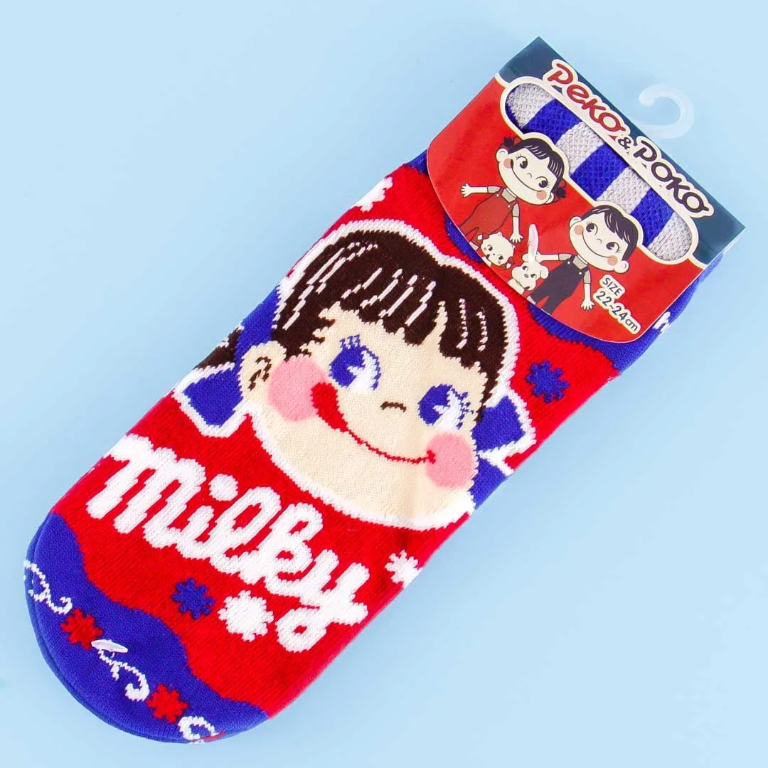 Milky Peko-Chan Patterned Socks