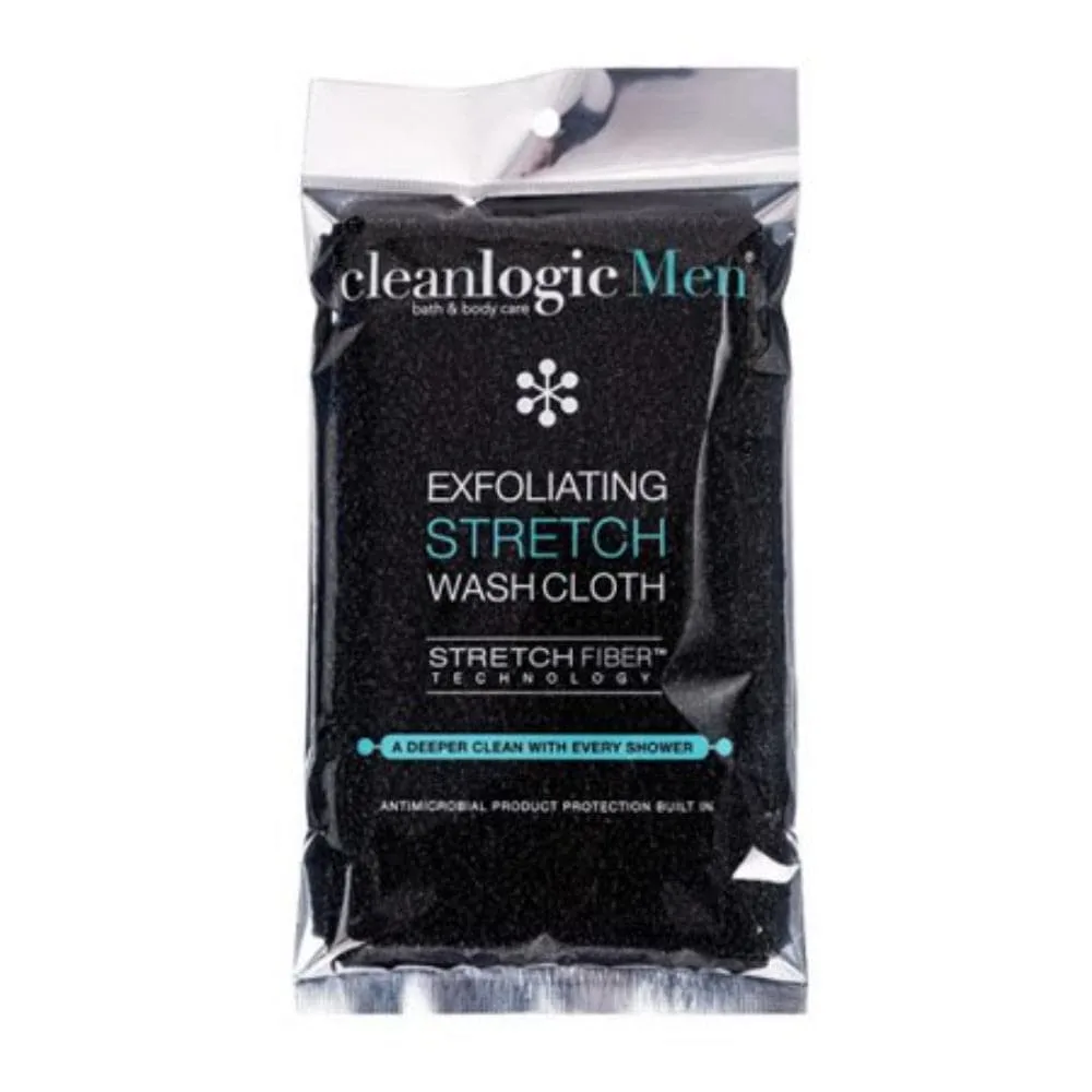 Cleanlogic – Exfoliating Stretch Fiber Wash Cloth, 1 Each