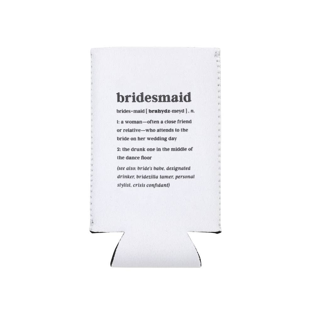 About Face Designs, Inc. – Bridesmaid Slim Can Koozie