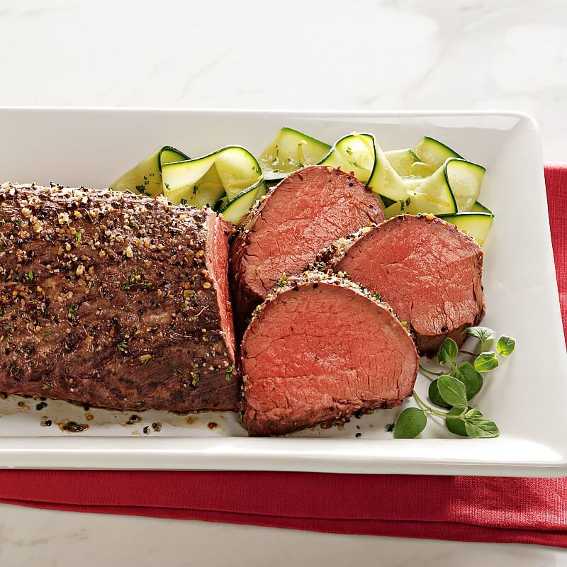 Traditional Rub Beef Tenderloin for Chateaubriand