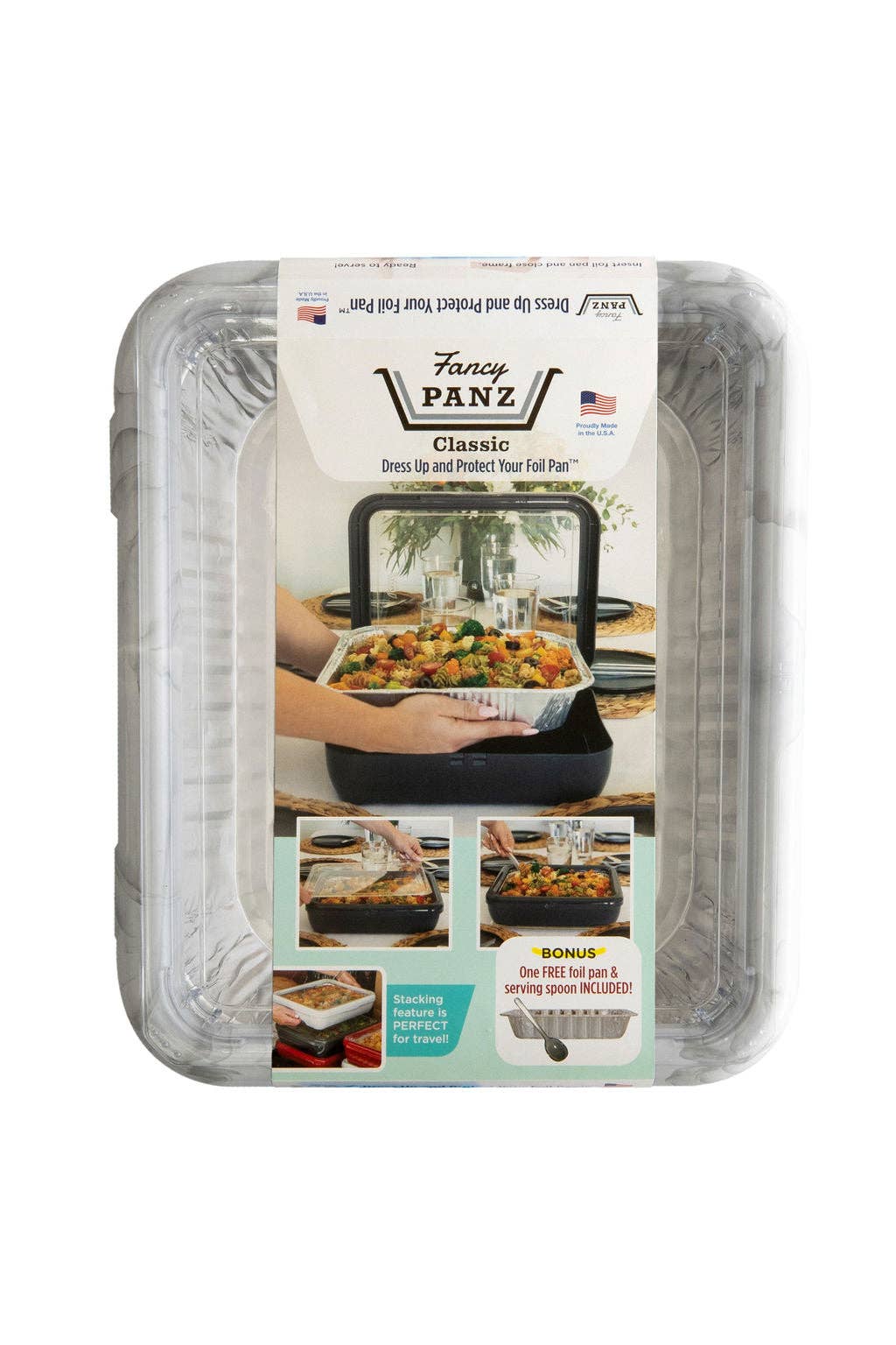 Fancy Panz – Classic Set – Pan Frame w/ Lid & Serving Spoon – Marble