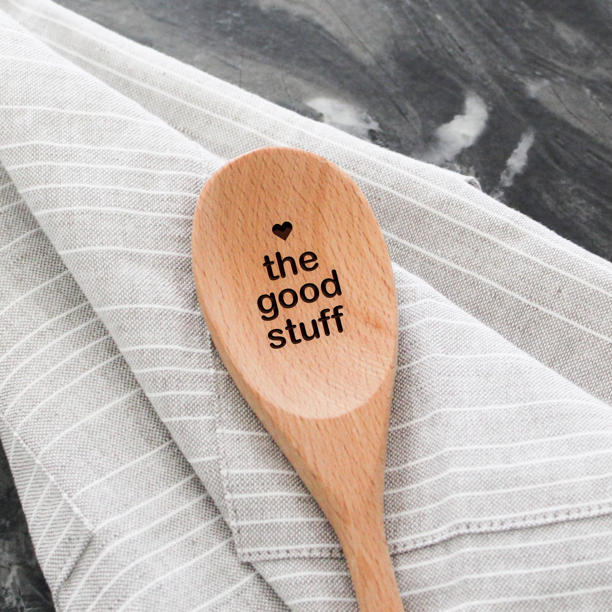 The Homebody Society – The Good Stuff – Beechwood Serving Spoon