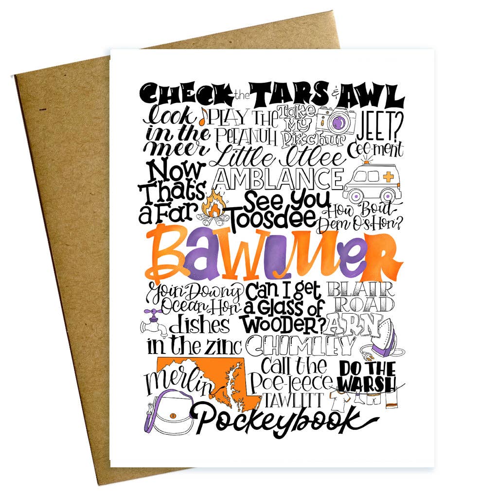 Maggie Moore Studio – Bawlmer Card